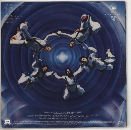 Journey Frontiers + Poster UK vinyl LP album (LP record Journey Frontiers + Poster UK vinyl LP album (LP record